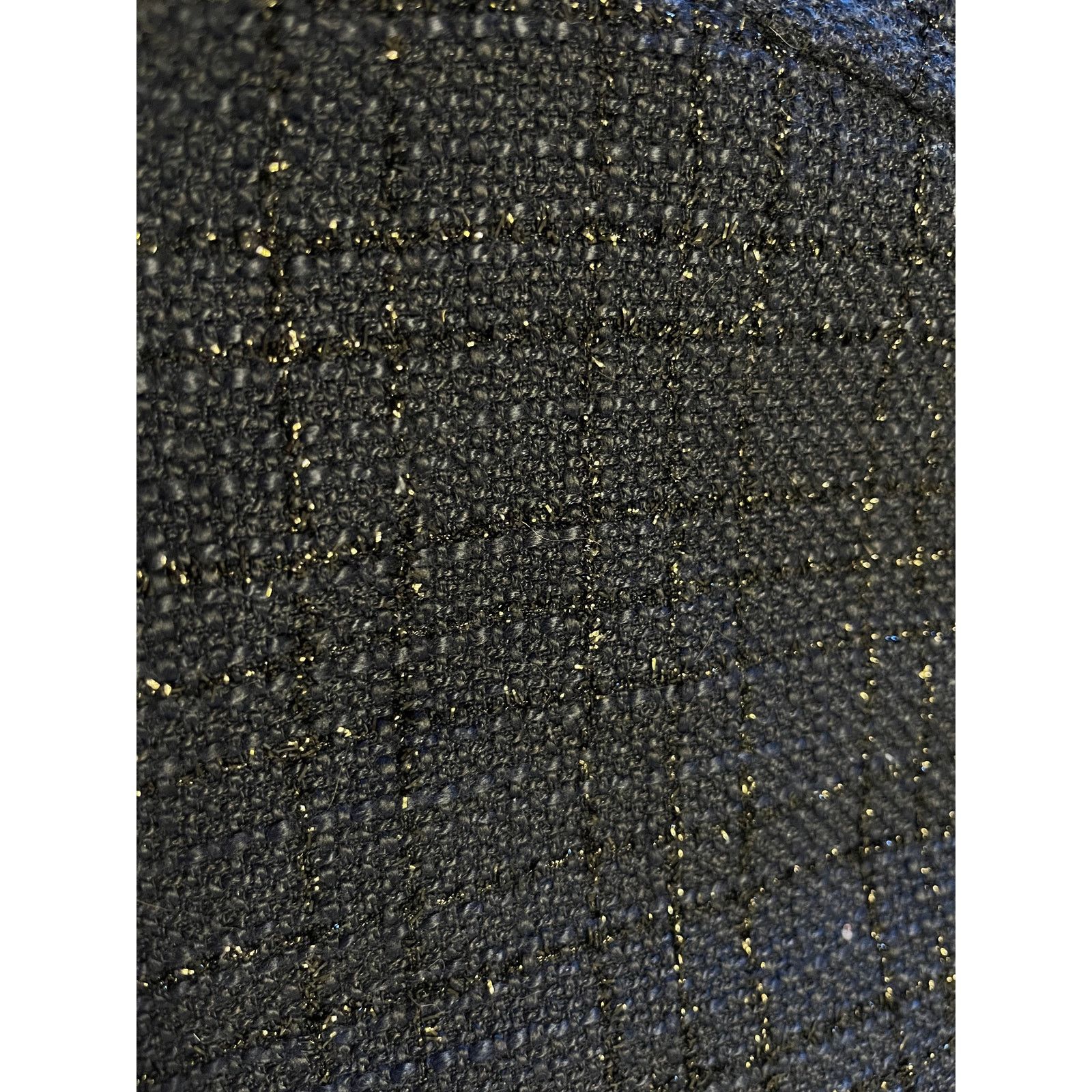 Other About Us Navy Blue Tweed Shorts S Metallic Thread High-Waist Size 26" / US 2 / IT 38 - 7 Thumbnail