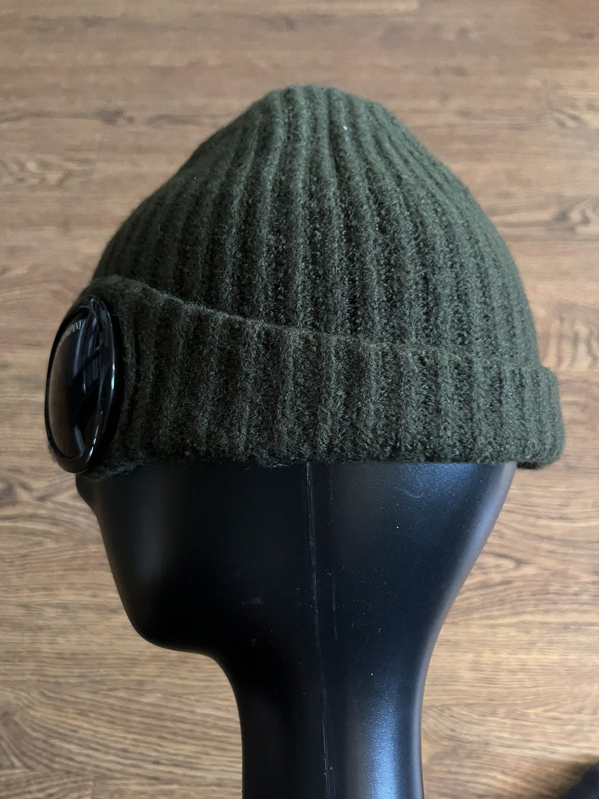 C.P. Company C.P. Company Green Goggle Beanie Size ONE SIZE - 2 Thumbnail