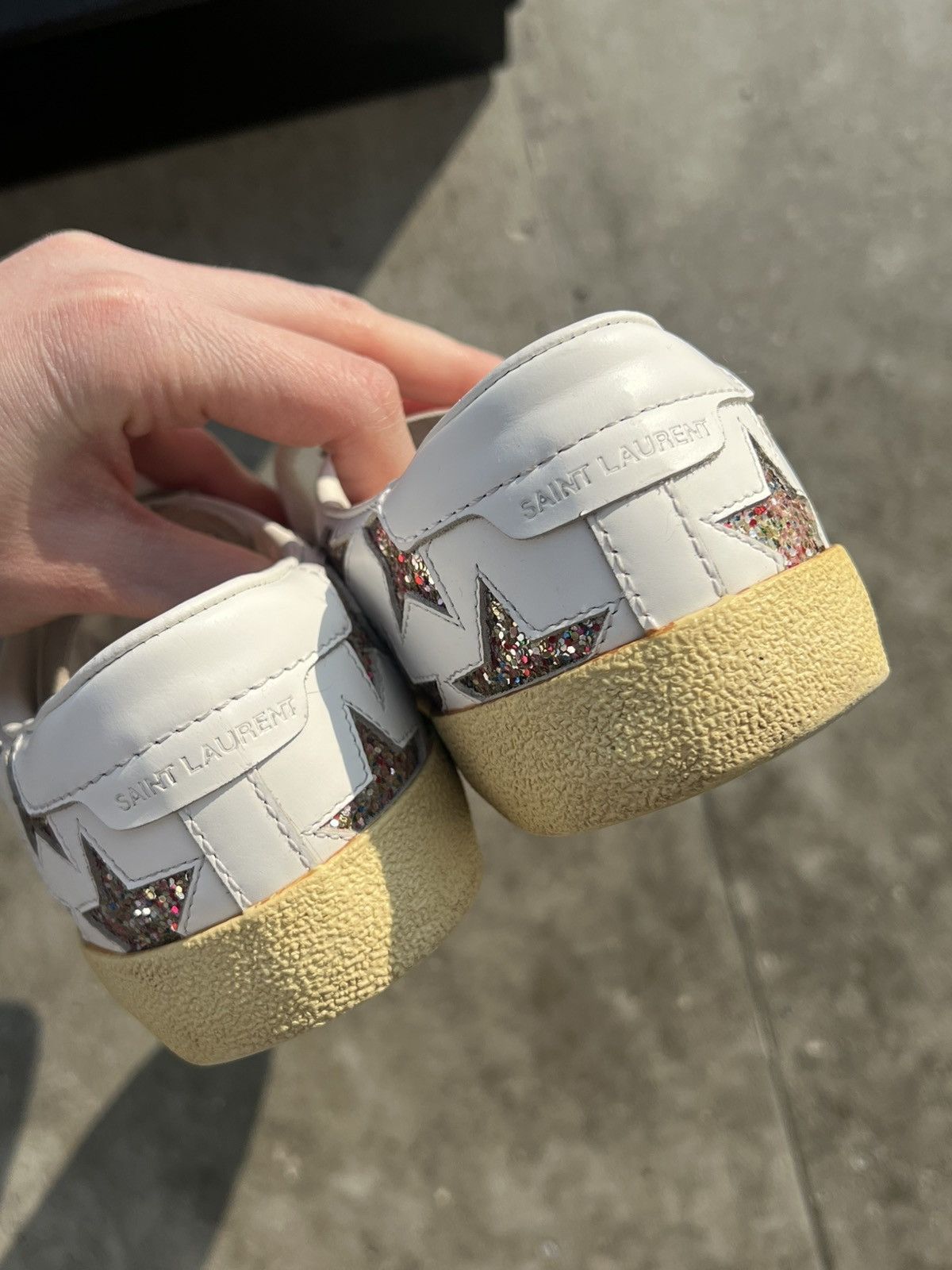 Saint Laurent Paris Saint Laurent SLP YSL SL/06 court stars low top sneaekrs Size US 6 / IT 36 - 11 Thumbnail