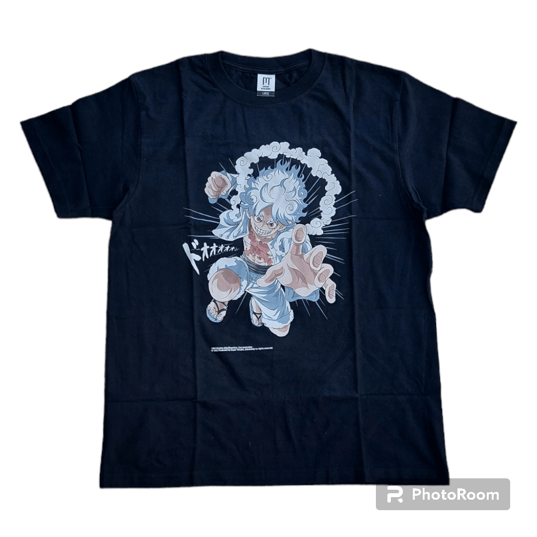 Anime × Japanese Brand 💥One Piece Luffy Sun God Nika Fan Made T Shirt Size US L / EU 52-54 / 3 - 1 Thumbnail