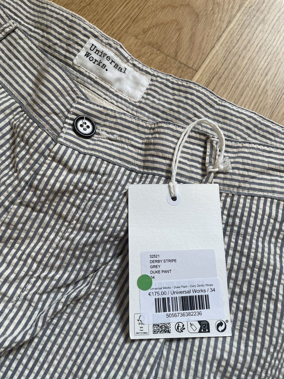 Universal Works Derby Stripe Duke Pant Size US 34 / EU 50 - 2 Thumbnail