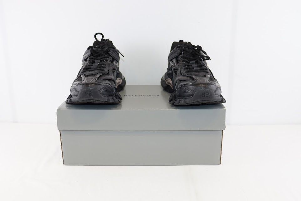 Balenciaga o1rshd1 Track .2 Open Sneakers in Black Size US 14 / EU 47 - 12 Thumbnail