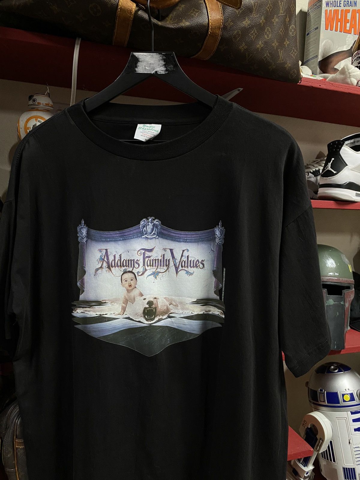 トップス 90s Adams Family vintage movie tee Vintage 90s Addams Family Movie Promo T Shirt Single Stitch