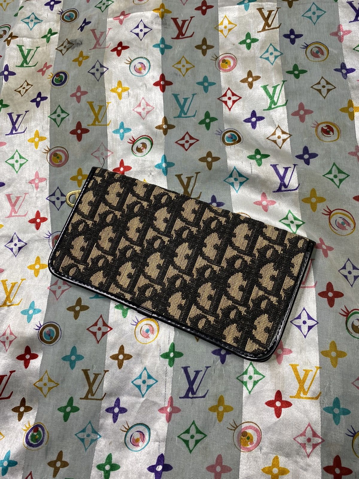 Christian Dior Monsieur × Dior × Vintage Vintage Christian Dior Blue Trotter Long Wallet Y2K Size ONE SIZE - 2 Thumbnail