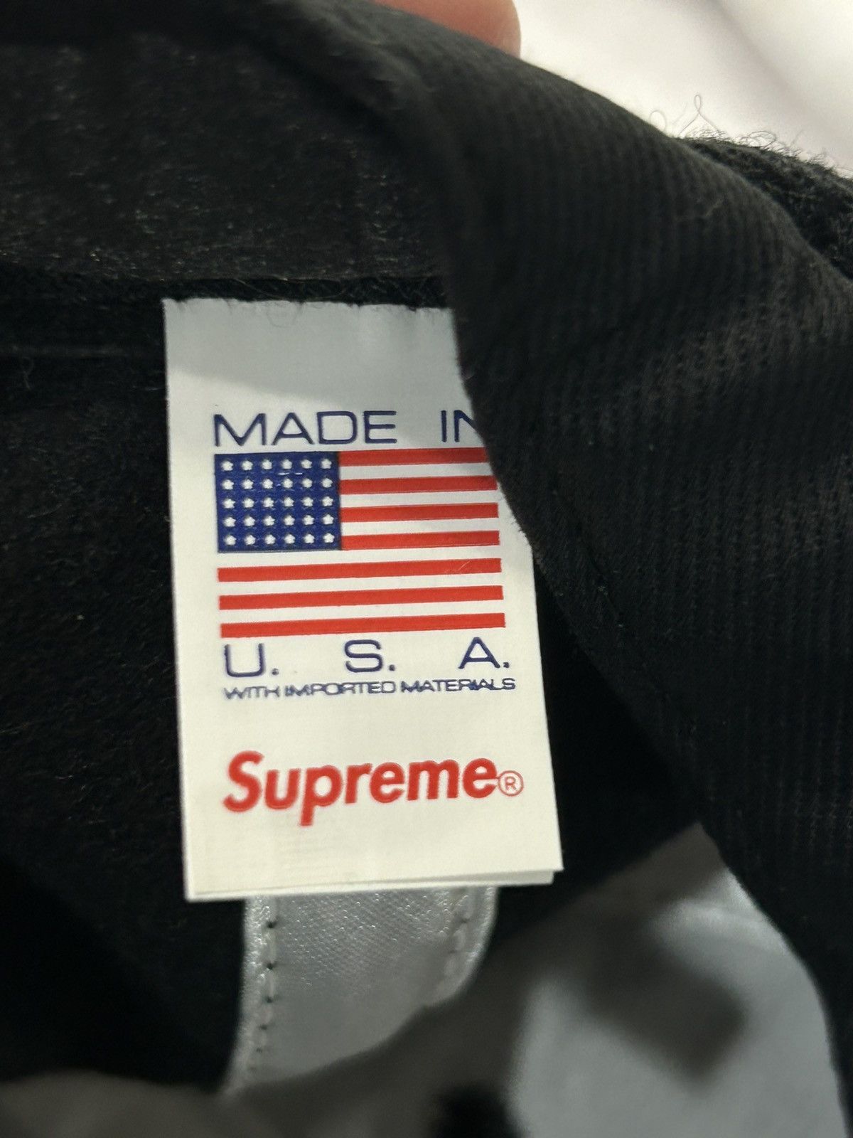 Supreme Supreme Boiled Wool “S” Logo Black Cap / Hat Size 7 3/8 NEW Size ONE SIZE - 9 Thumbnail