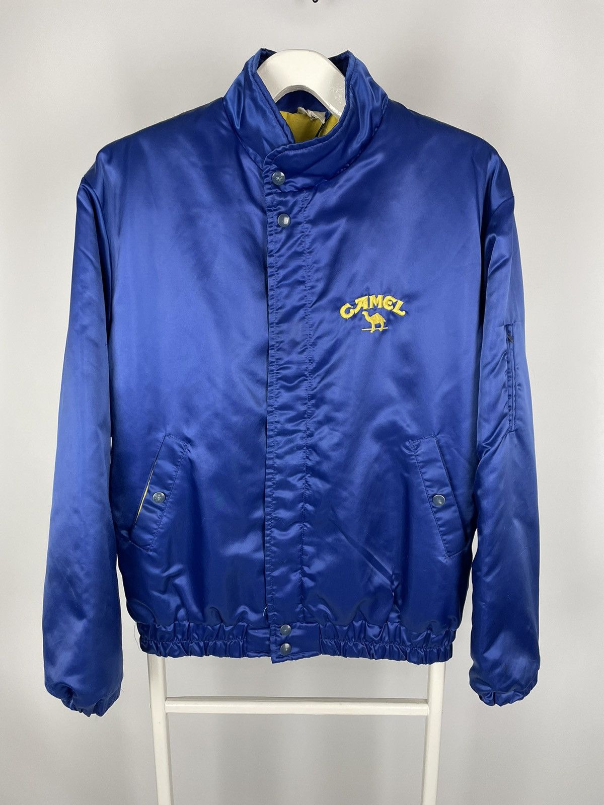 Camel Vintage Nylon Camel Bomber Racing Size US L / EU 52-54 / 3 - 1 Thumbnail