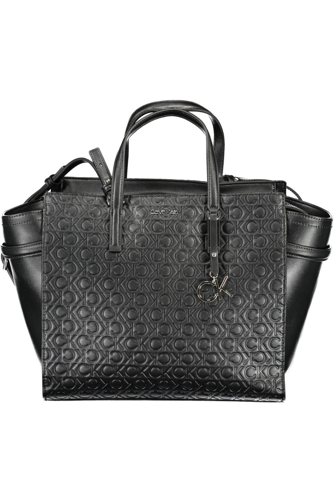Calvin Klein Black Polyester Women Women's Handbag Size ONE SIZE - 1 Thumbnail