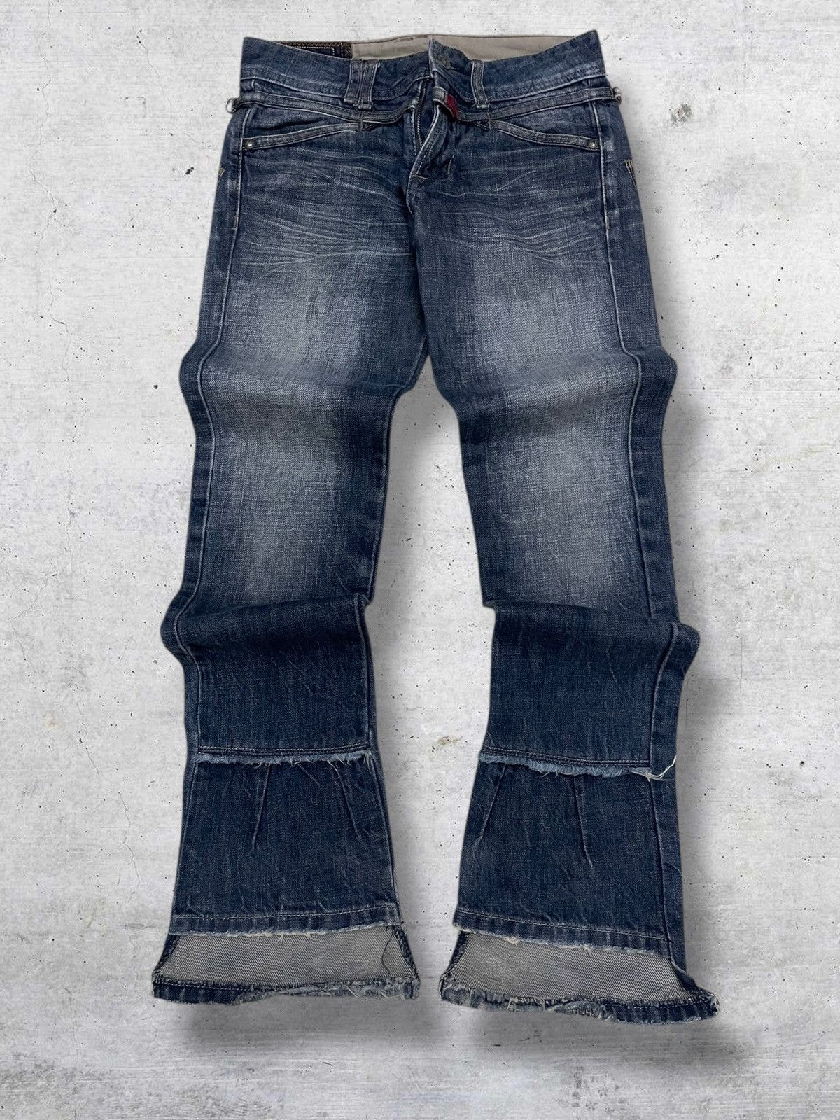 Marithe + Francois Girbaud VINTAGE MARITHE FRANCOIS GIRBAUD DESIGNER 90S FLARED DENIM Size US 26 / EU 42 - 1 Thumbnail