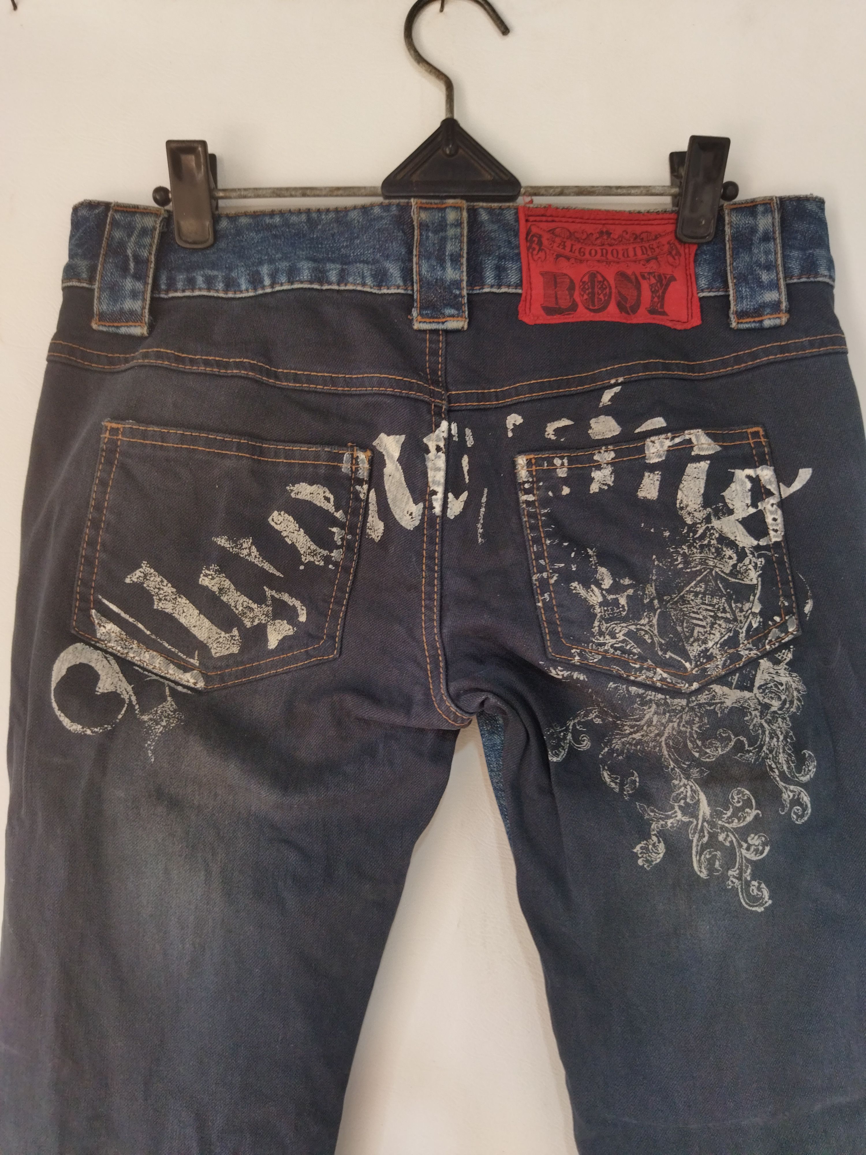 Japanese Brand Algonquin Distressed Denim Jeans – Japanese Archive Style Size 30" / US 8 / IT 44 - 7 Thumbnail