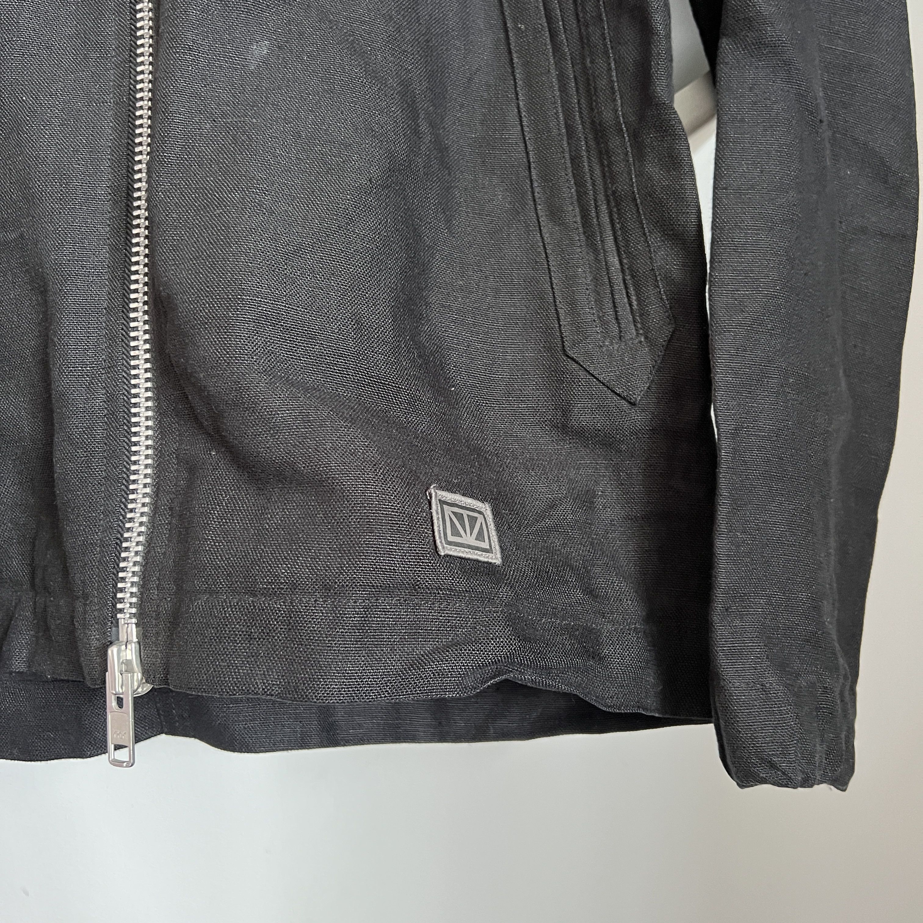 Brixtol Men's BRIXTOL 100% Linen Black Jacket Size M Size US M / EU 48-50 / 2 - 6 Thumbnail