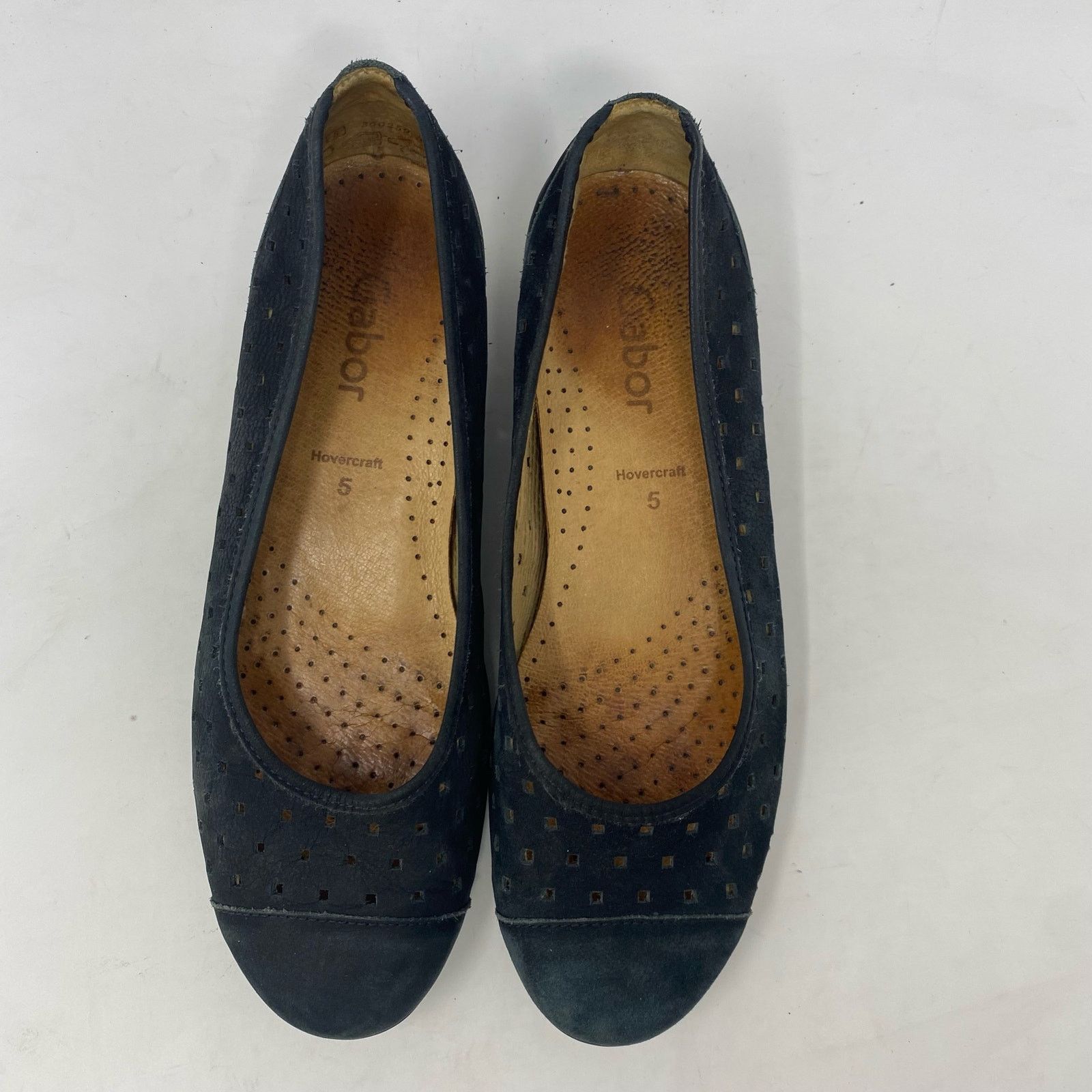 Other Gabor Hovercraft Ballet Flats Black Nubuck Shoes Comfort 7.5 Size US 7.5 / IT 37.5 - 4 Thumbnail