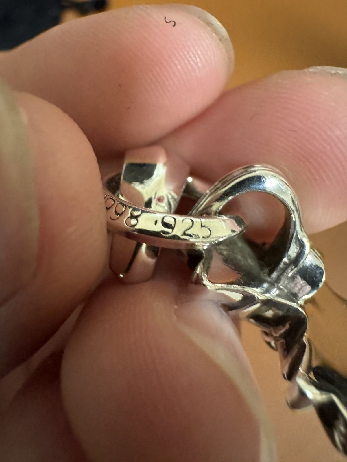 Chrome Hearts Brand New Chrome Hearts Double Cross Pendant With Bale Size ONE SIZE - 8 Thumbnail