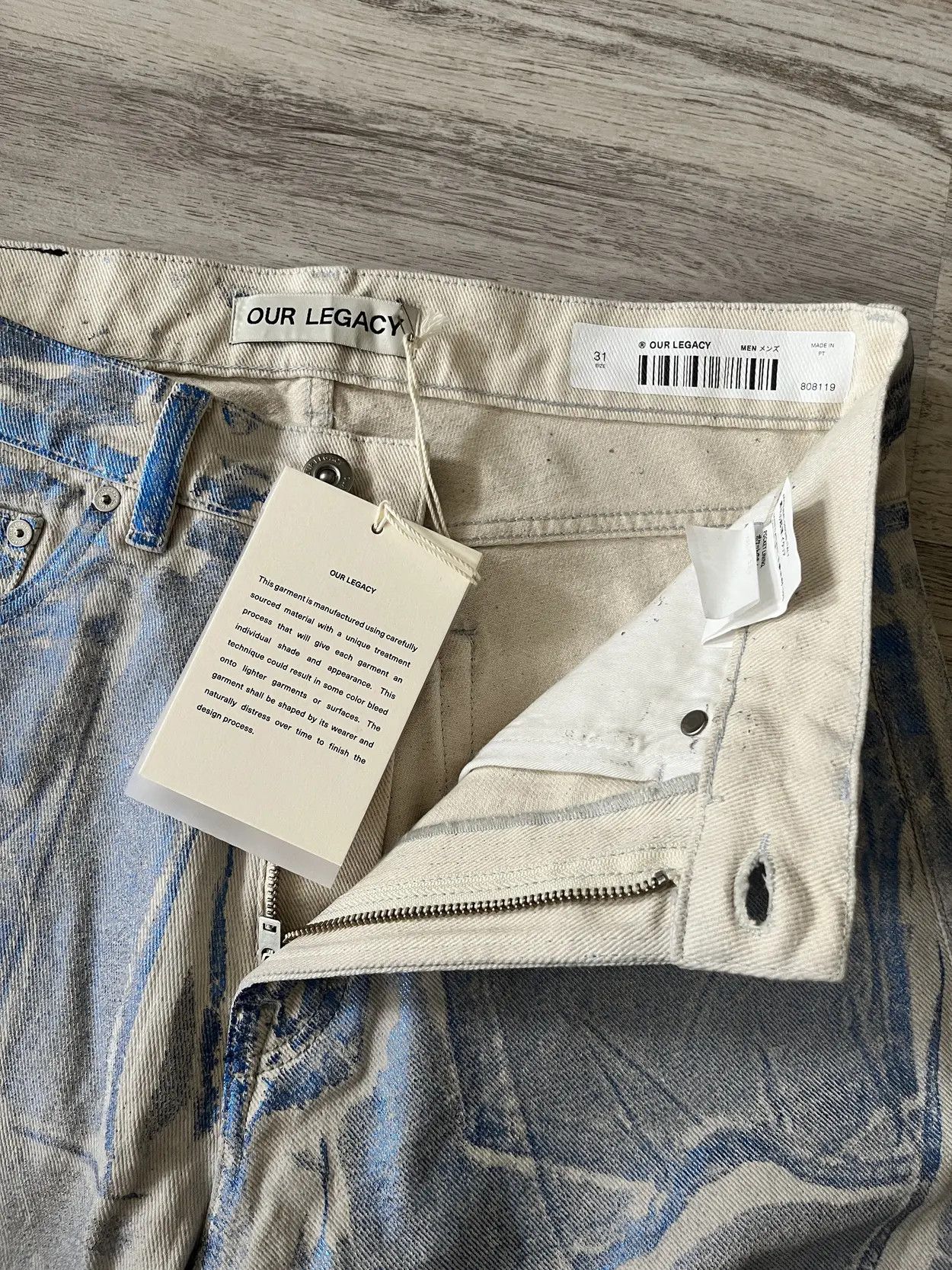 Our Legacy Our Legacy Foil Jeans Size US 31 - 4 Thumbnail