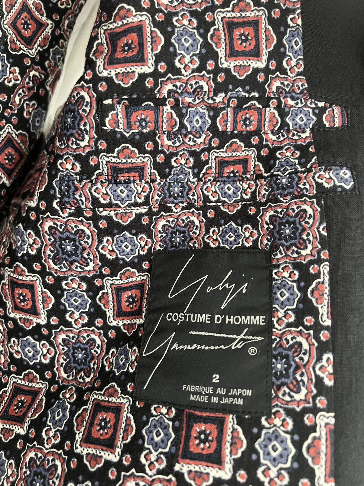Yohji Yamamoto Yohji Yamamoto Costume D'Homme - Linen 2BS Tailored Jacket Size US M / EU 48-50 / 2 - 8 Thumbnail