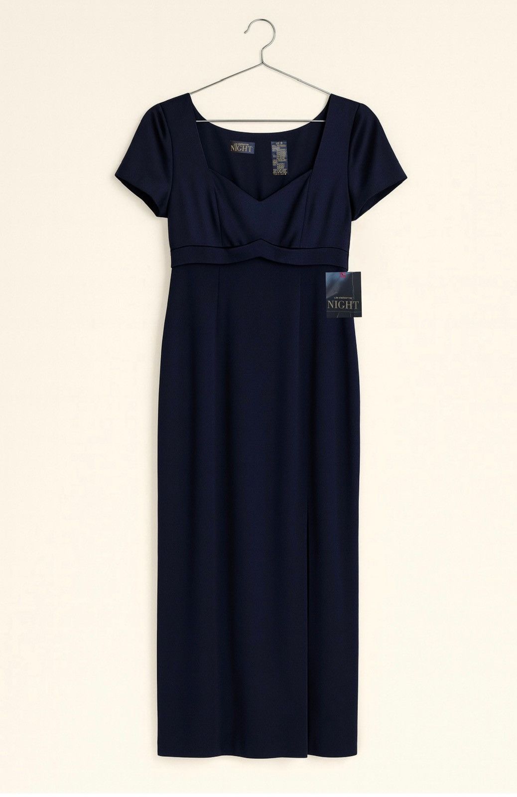 Liz Claiborne NIGHT Navy Evening Gown  Vintage with Tags
