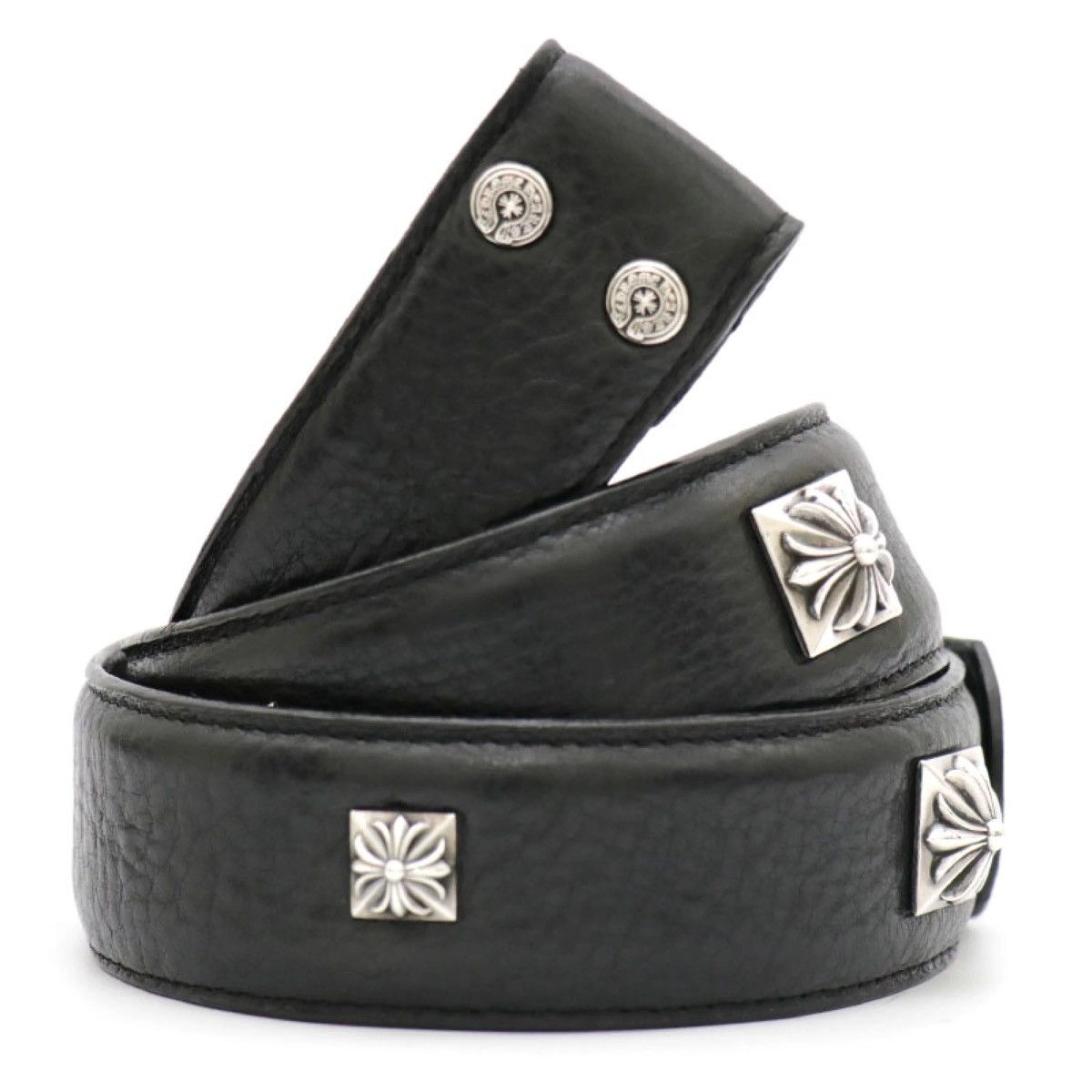 Chrome Hearts 32inch Chrome Hearts Studs Leather belt Size ONE SIZE - 1 Thumbnail