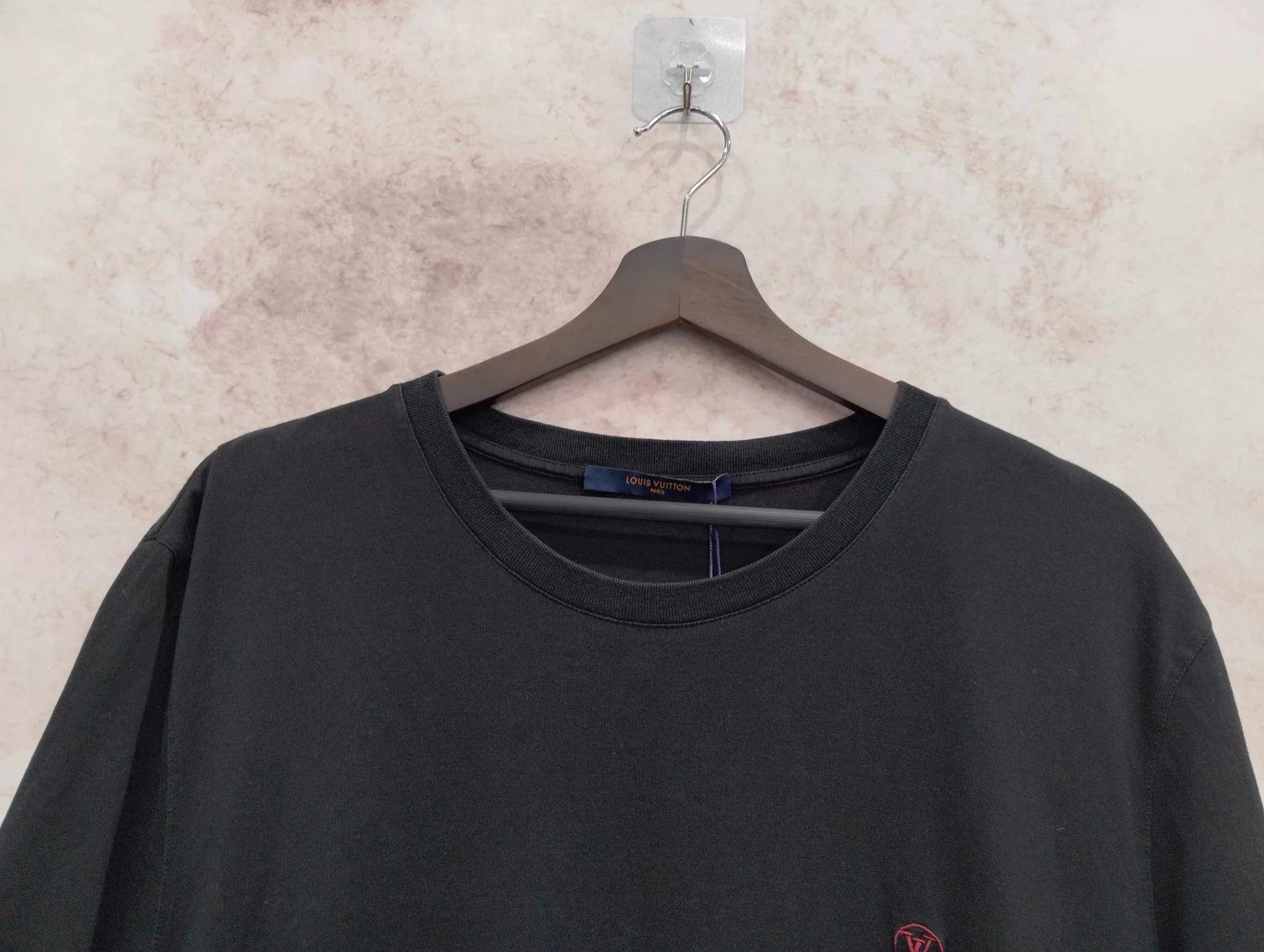 Louis Vuitton LV Embroidered Chest Logo Short Sleeve T-Shirt XXL Size US XXL / EU 58 / 5 - 6 Thumbnail