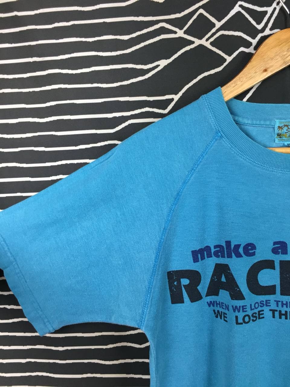 Vintage Vtg Stone Free Sportswear Raciness Freedom Quote Tee Size US M / EU 48-50 / 2 - 4 Thumbnail