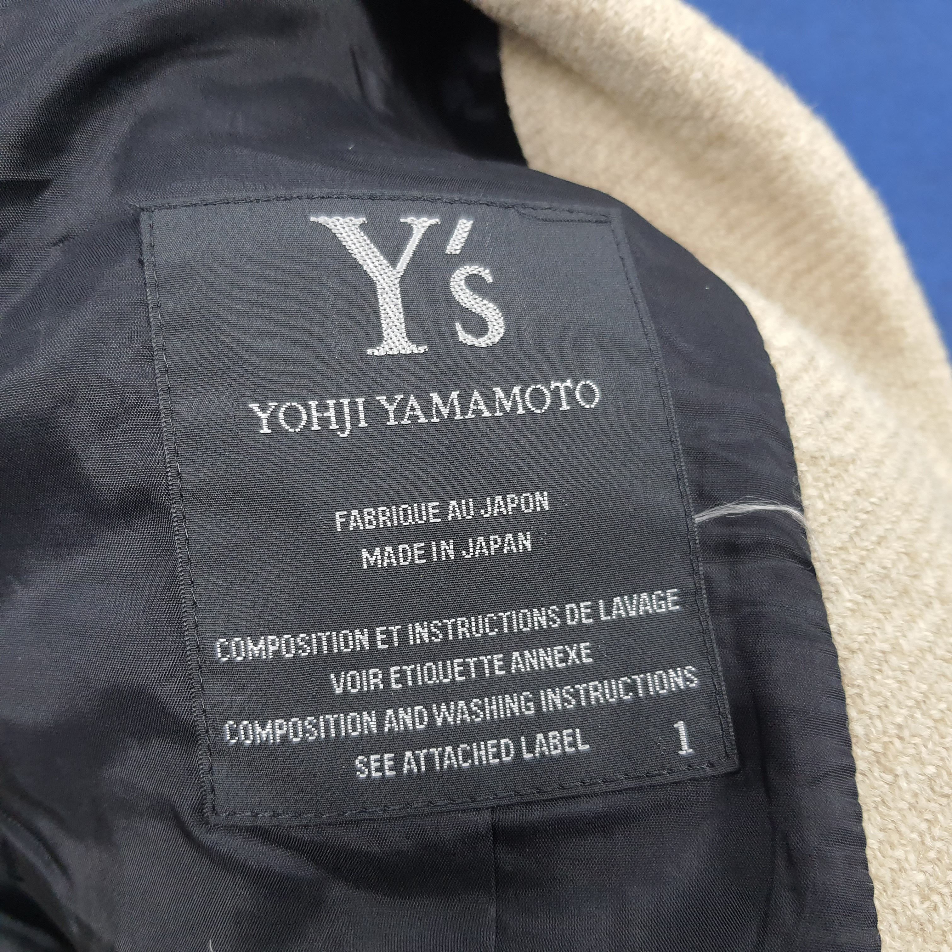 Japanese Brand × Vintage × Y's Vintage Y's Yohji Yamamoto Japanese Brand Blazer Size XS / US 0-2 / IT 36-38 - 5 Thumbnail