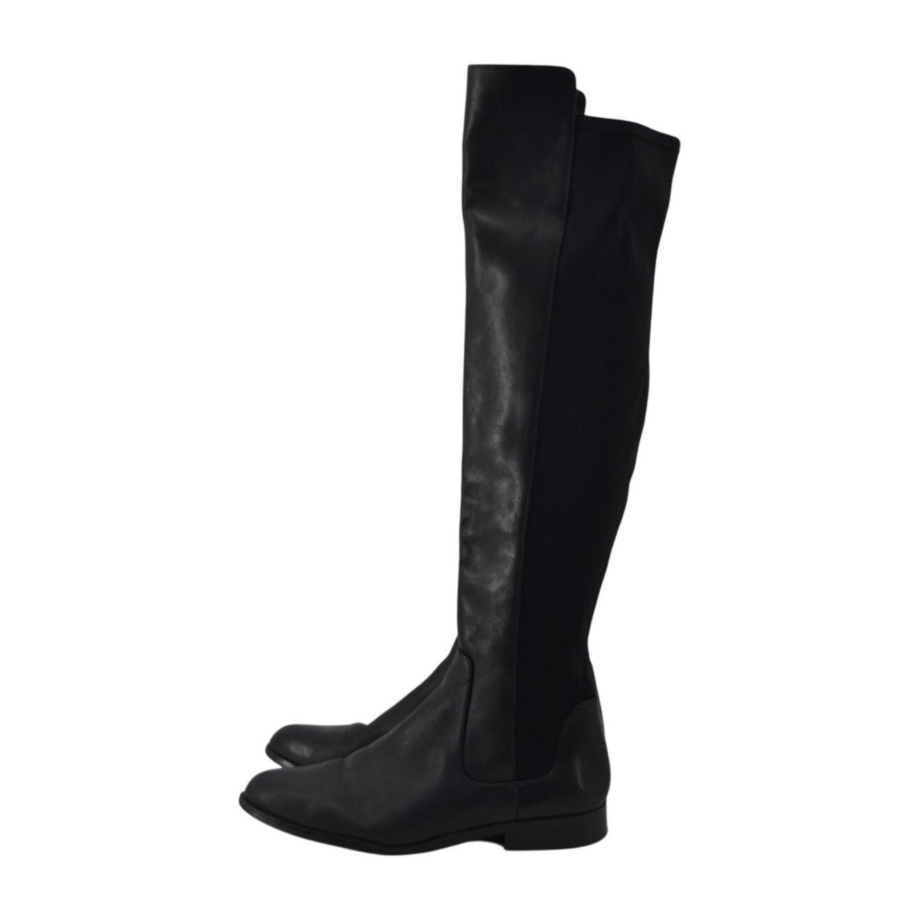 Clarks Clarks Caddy Belle Knee High Boot Leather Black Minimalist 7 Size US 7 / IT 37 - 1 Thumbnail
