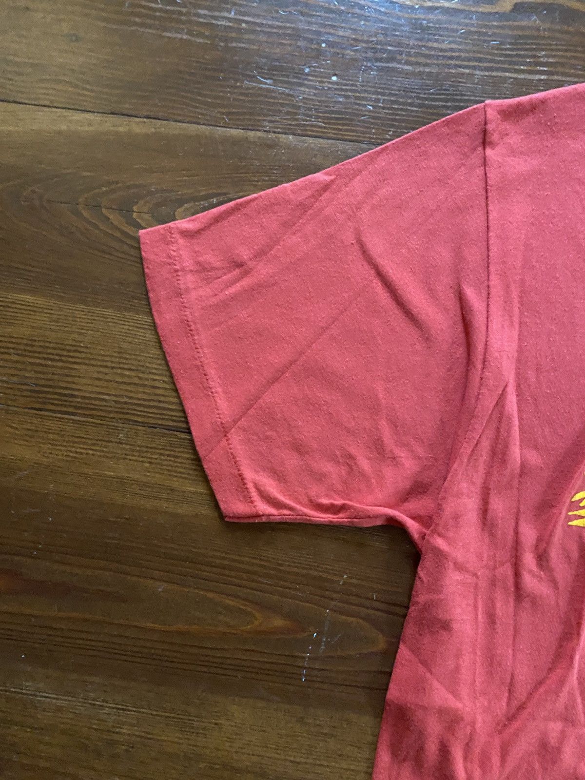 Anvil Vintage 80’s Red Hot Schnapps Puffy Paint Single Stitch Tee Size US L / EU 52-54 / 3 - 4 Thumbnail