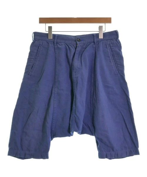 Comme des Garcons Homme Plus Shorts Cotton Linen Plain Zipper Inseam Pocket Blue Size US 33 - 1 Thumbnail