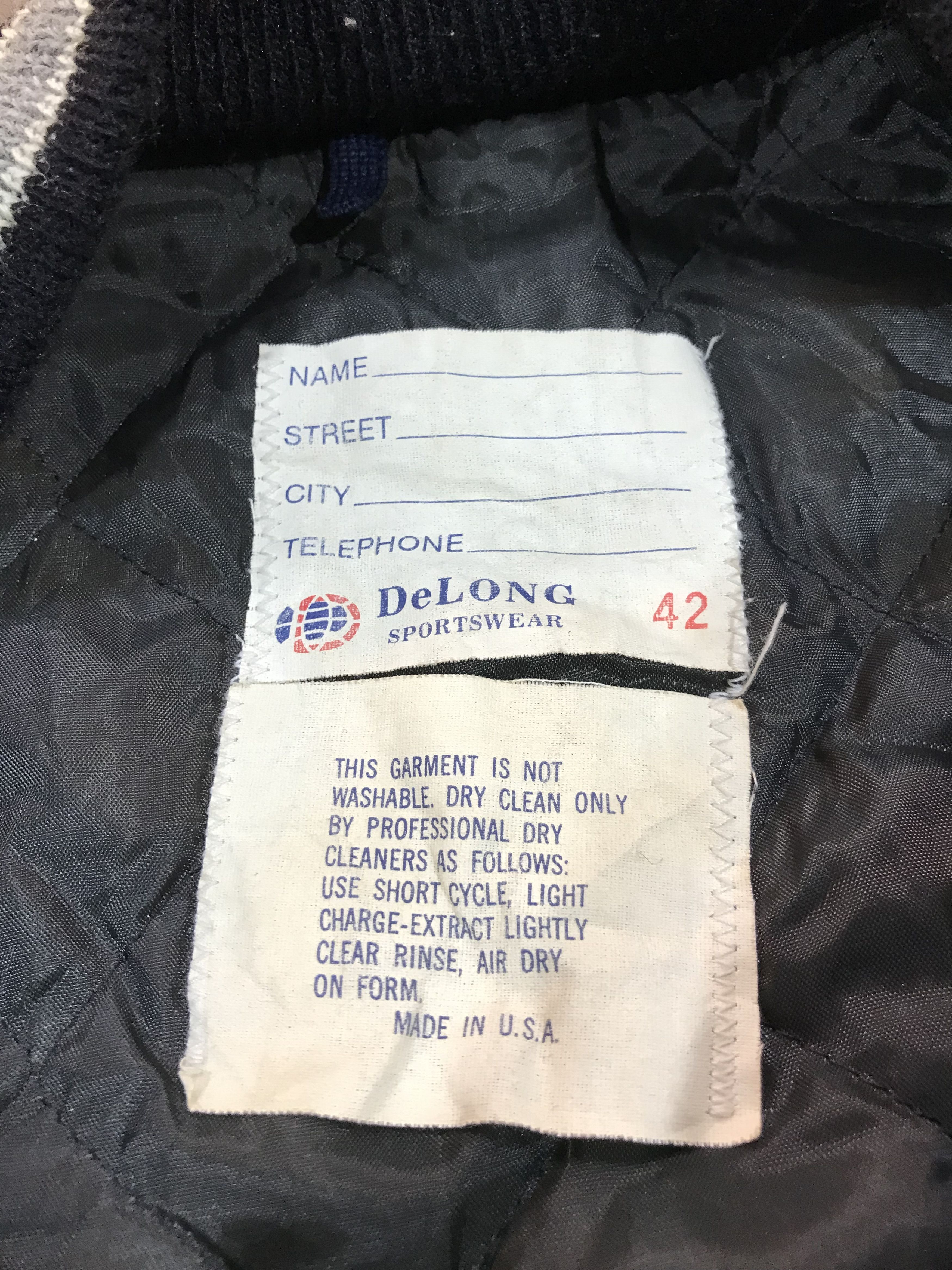 Delong Vintage Varsity Raiders Football Delong Sportswear Jacket Size US XL / EU 56 / 4 - 7 Thumbnail