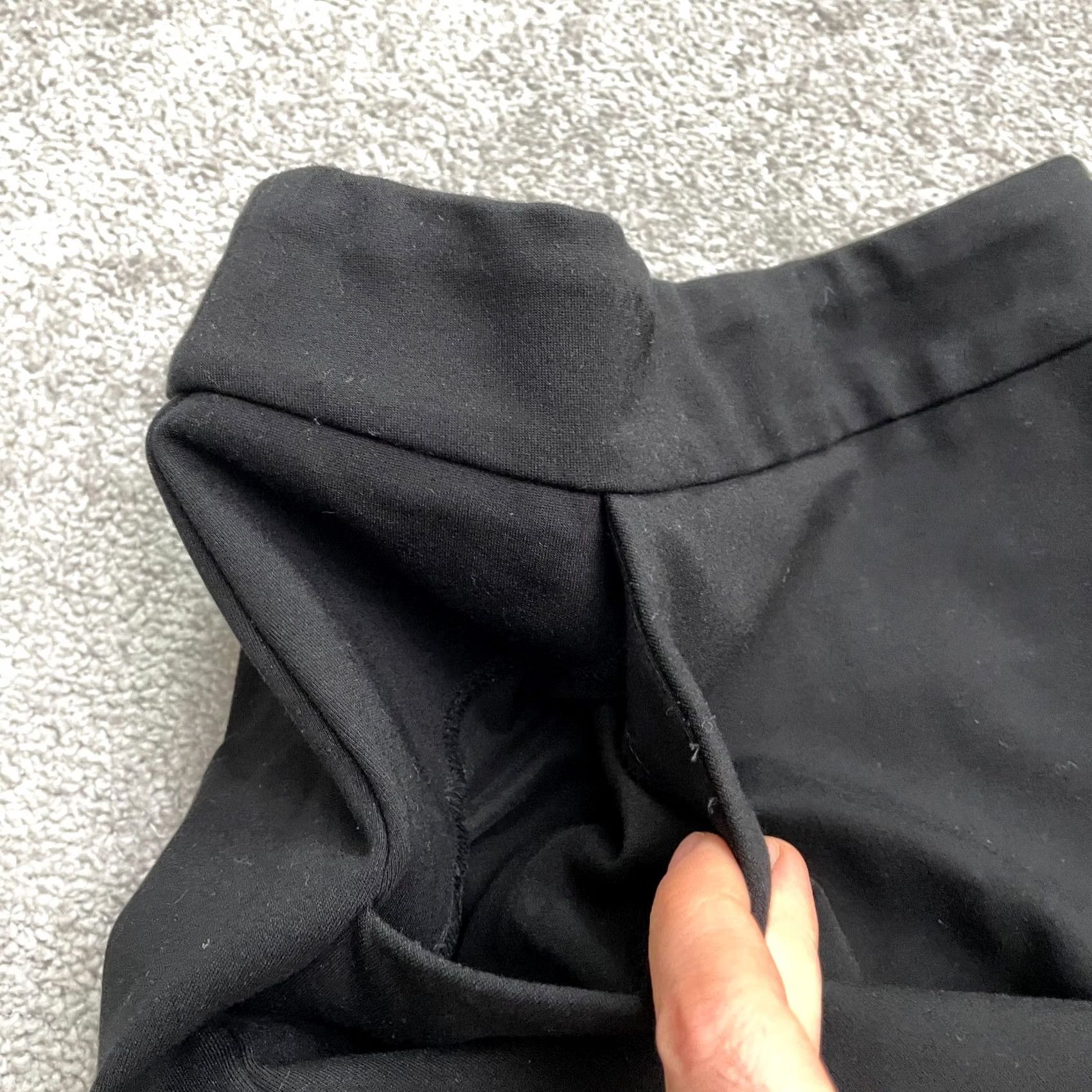 J.Crew J.Crew Skirt Women 00 Black Knee Length Pockets Straight & Pencil Knit Zip High Rise Vintage No Size 24" / US 00 / IT 34 - 5 Thumbnail