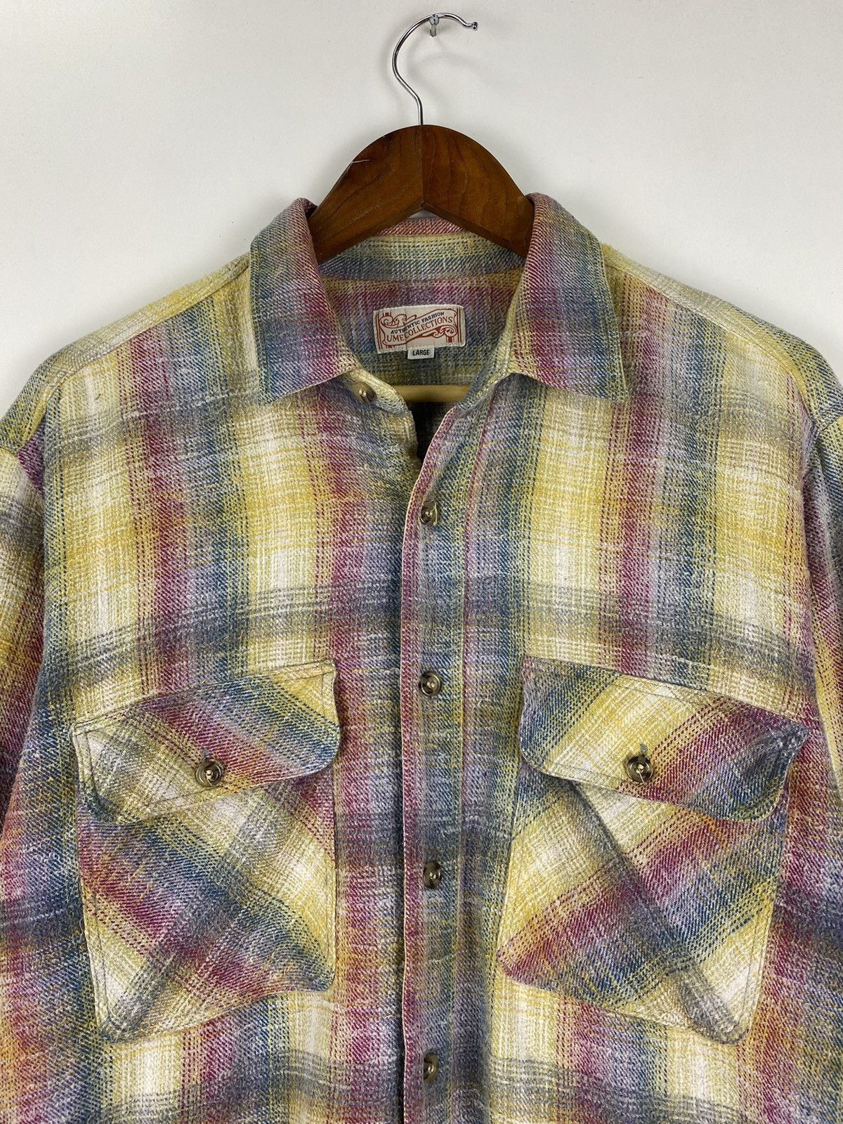 Flannel × Japanese Brand × Vintage Vintage Flannel by Ume Collection Size US L / EU 52-54 / 3 - 3 Thumbnail