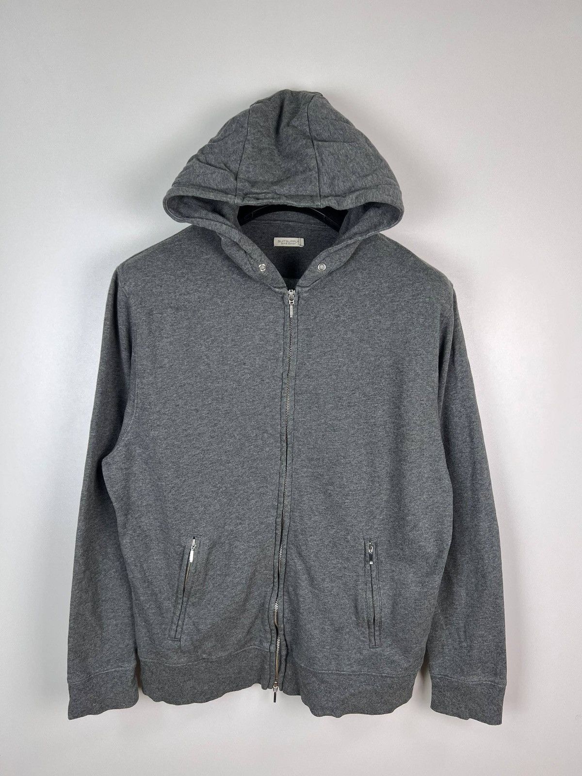 Suitsupply Suitsupply Pima cotton zip hoodie size L Size US L / EU 52-54 / 3 - 1 Thumbnail
