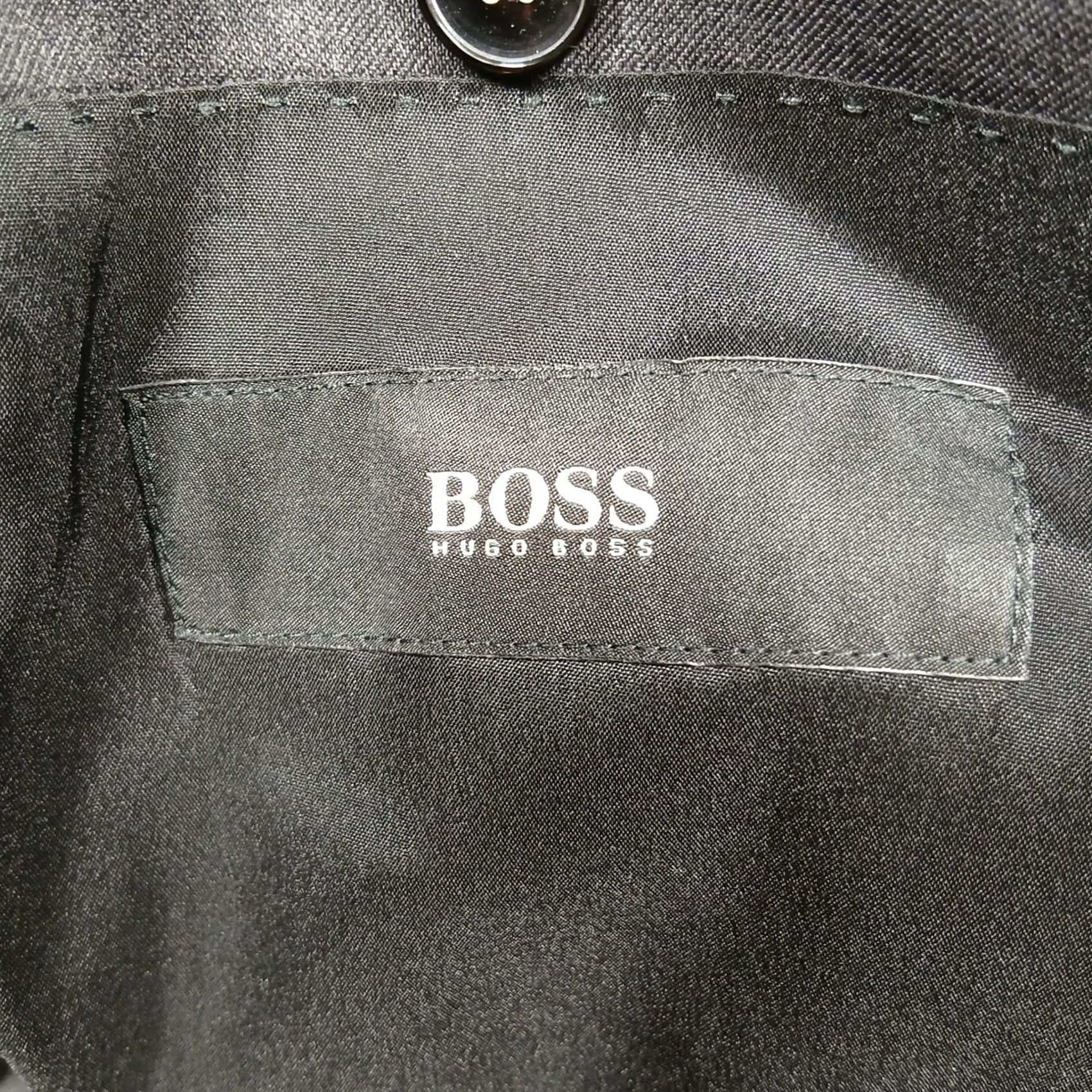 Hugo Boss Hugo Boss Men Blazer 42L Gray Two-Button Suit Jacket Regular Size 42R - 4 Thumbnail