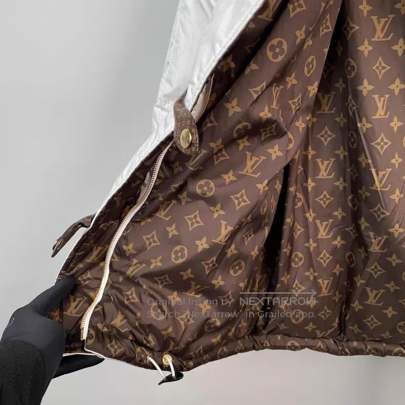 Louis Vuitton Louis Vuitton Capsule white down jacket with old flower in Size XXS / US 00 / IT 34 - 3 Thumbnail