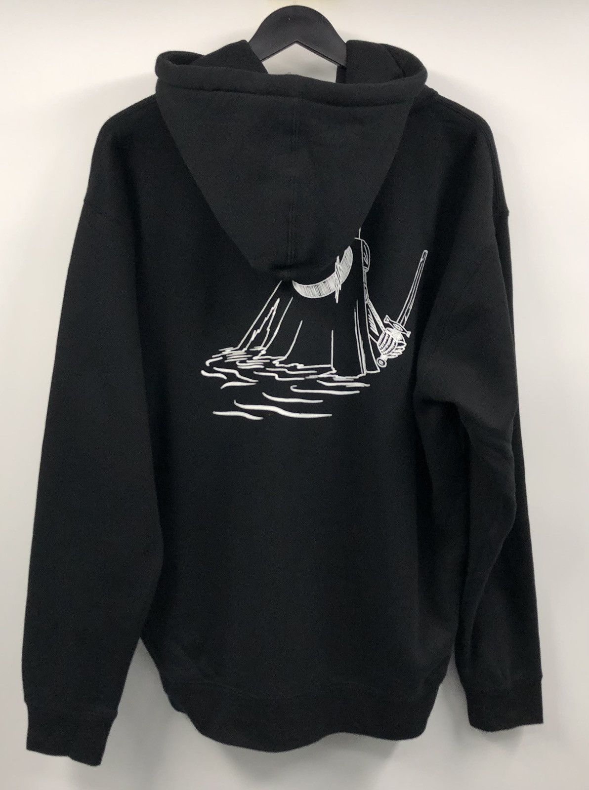 King Krule 2023 Tour Black Zip up Hoodie Medium