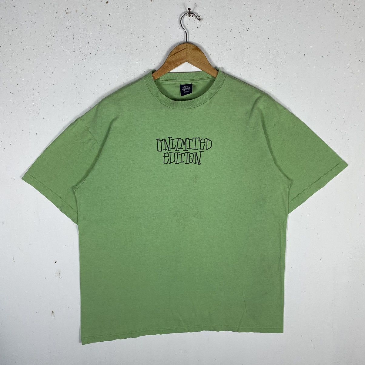 Stussy Vintage 00's STUSSY UNLIMITED EDITION Faded Distressed Tee Size US L / EU 52-54 / 3 - 2 Thumbnail