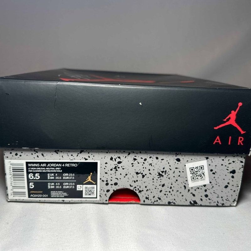 Jordan Brand × Nike Size 6.5 - Air Jordan 4 Retro Frozen Moments Women's Shoes Size US 6.5 / IT 36.5 - 7 Thumbnail