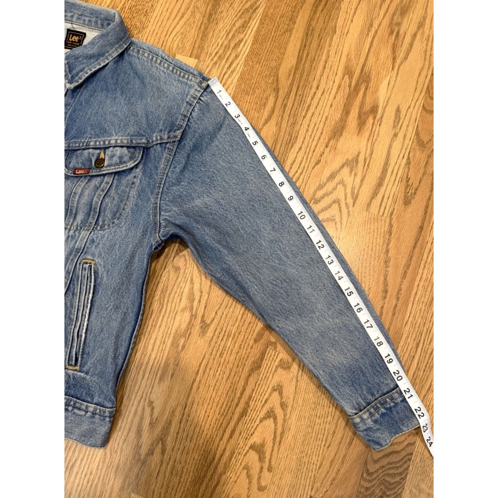 Lee VINTAGE LEE Denim Trucker Jacket Women’s Medium 80s 90s USA Riders Vtg Size M / US 6-8 / IT 42-44 - 8 Thumbnail