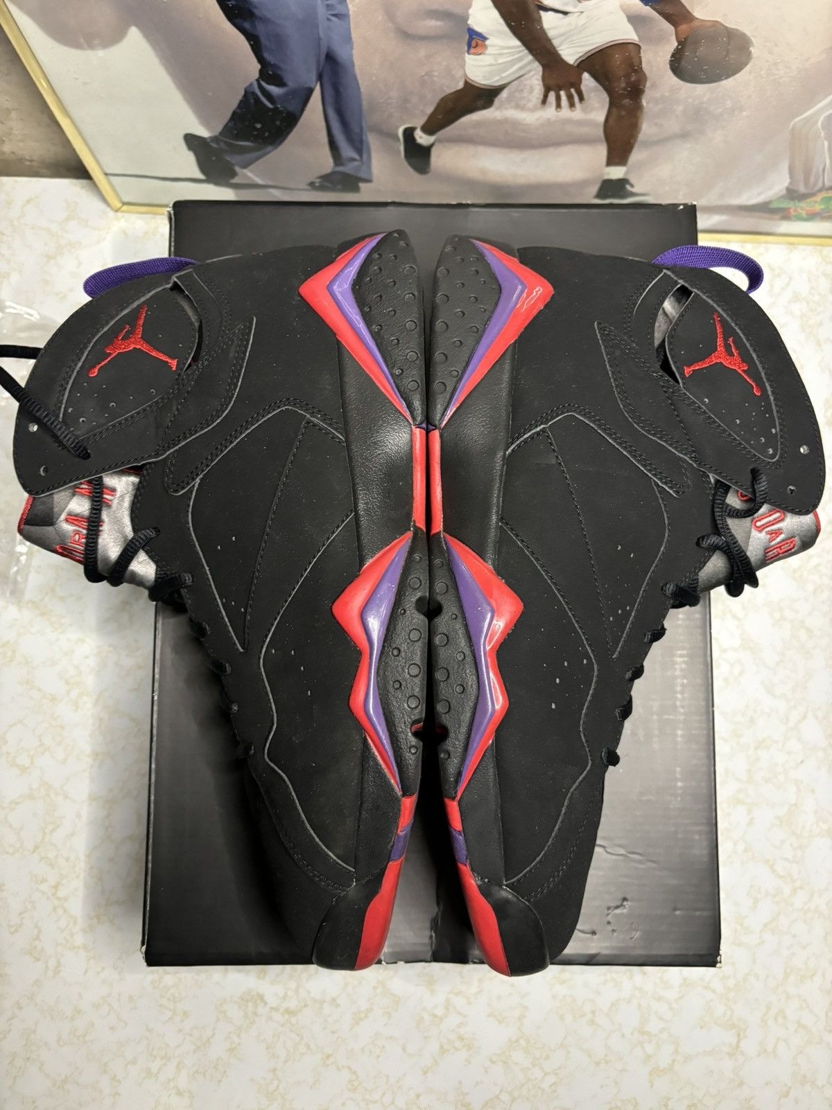 Jordan Brand Air Jordan 7 Retro 2012 raptor Size US 12 / EU 45 - 4 Thumbnail