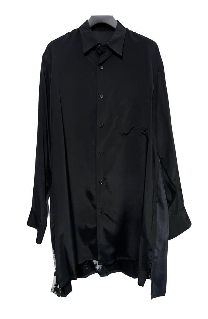 Yohji Yamamoto PourHomme 2024aw Patterned Long Blouse