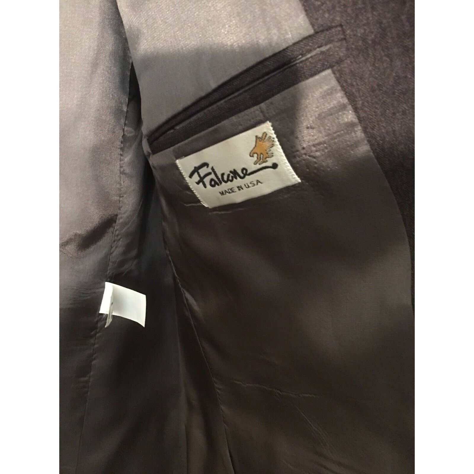 Falcone FALCONE Men's Suit JACKET -Size 44 REGULAR, 3 BUTTON, COLOR- Size 44R - 2 Thumbnail