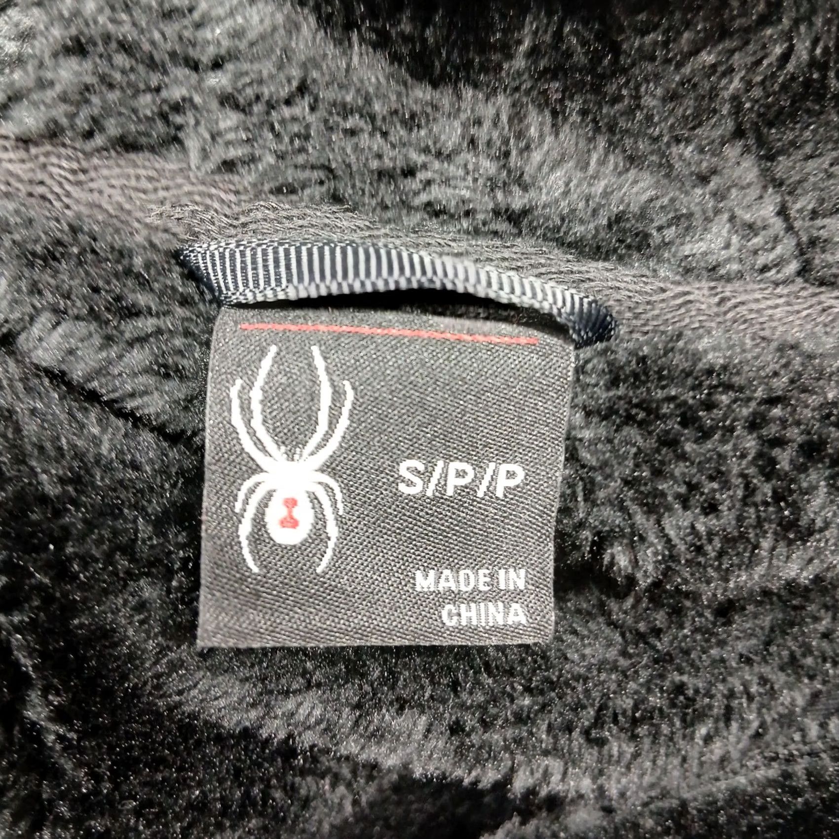 Spyder Spyder Men's S Black Softshell Hooded Jacket Full Zip Fleece Lined Size US S / EU 44-46 / 1 - 4 Thumbnail