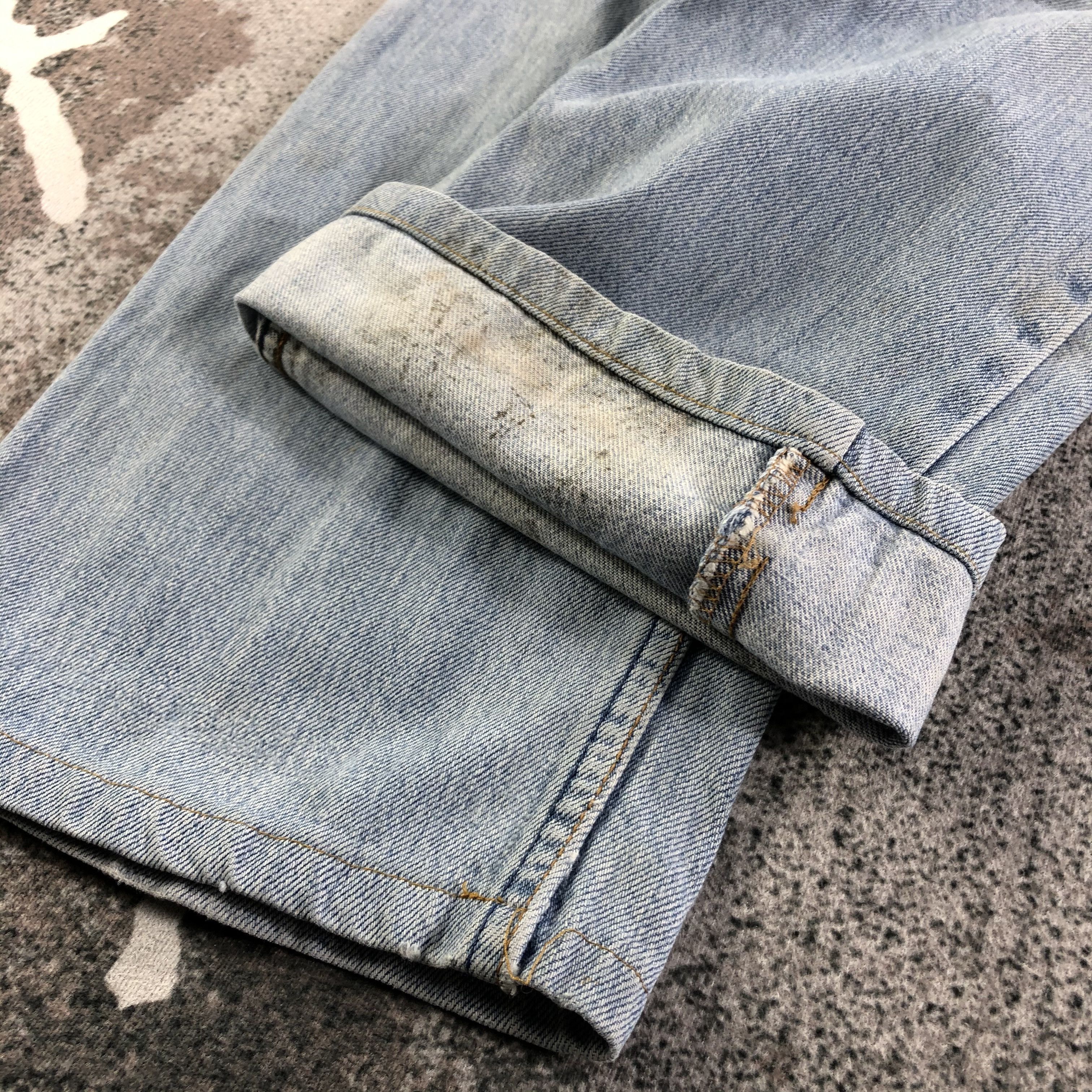 Levi's Vintage Levis 512 Jeans Light Wash Denim KJ2747 Size US 29 - 6 Thumbnail