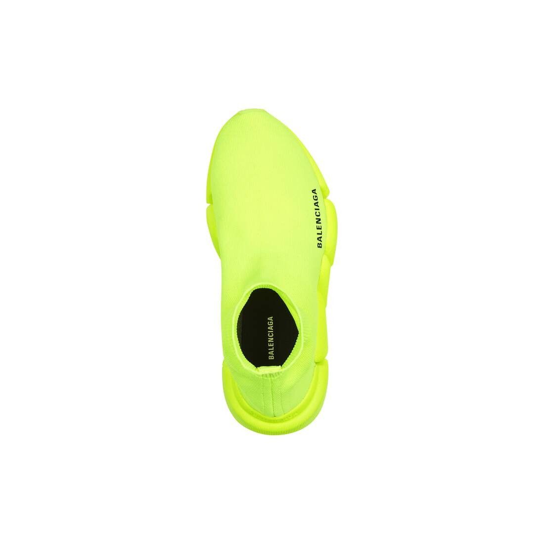 Balenciaga o1w1db10425 Speed 2.0 Sneakers in Neon Yellow Size US 13 / EU 46 - 4 Thumbnail