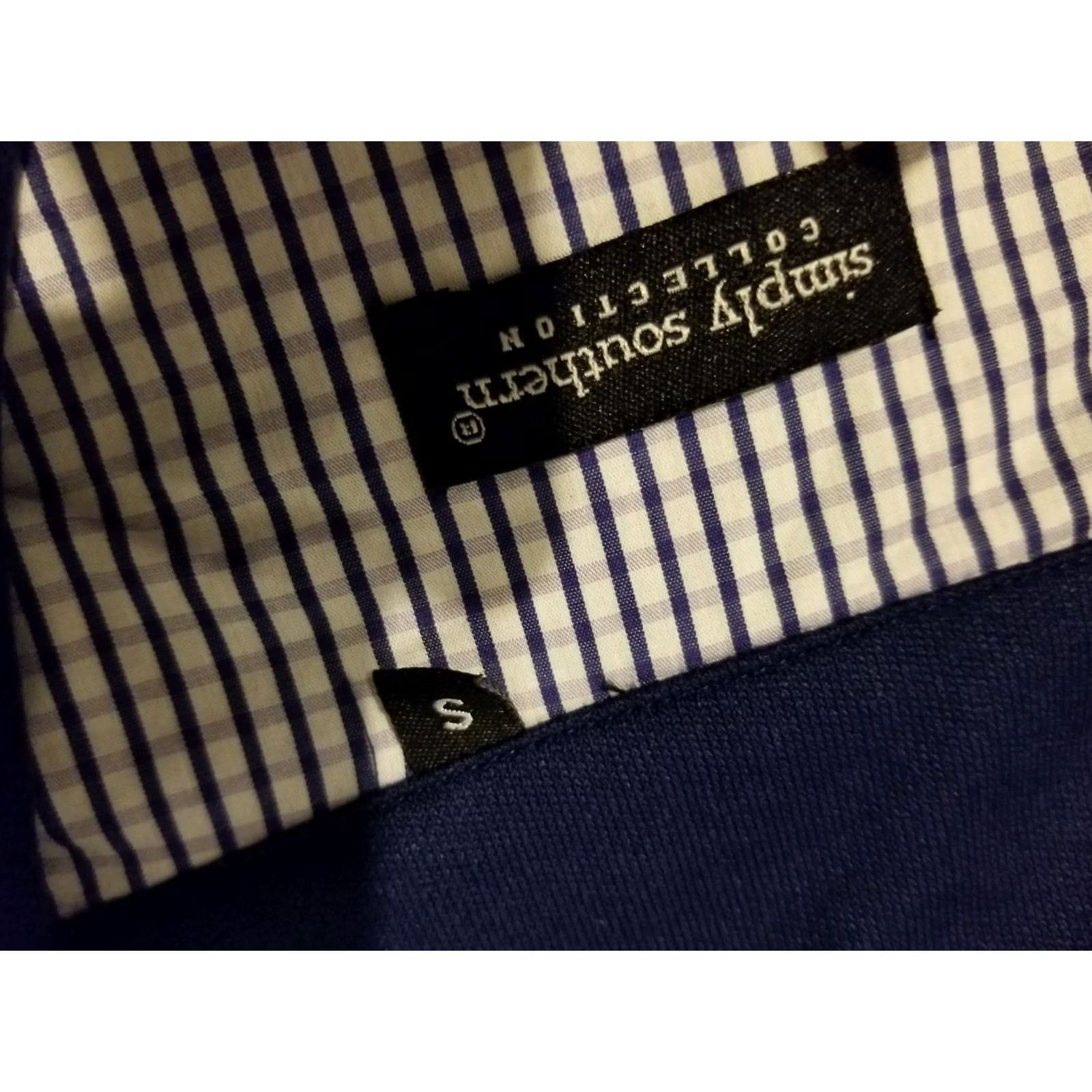 Vintage Simply Southern Sweater Half Zip Pullover Navy Blue Cotton Small Mens Size US S / EU 44-46 / 1 - 4 Thumbnail