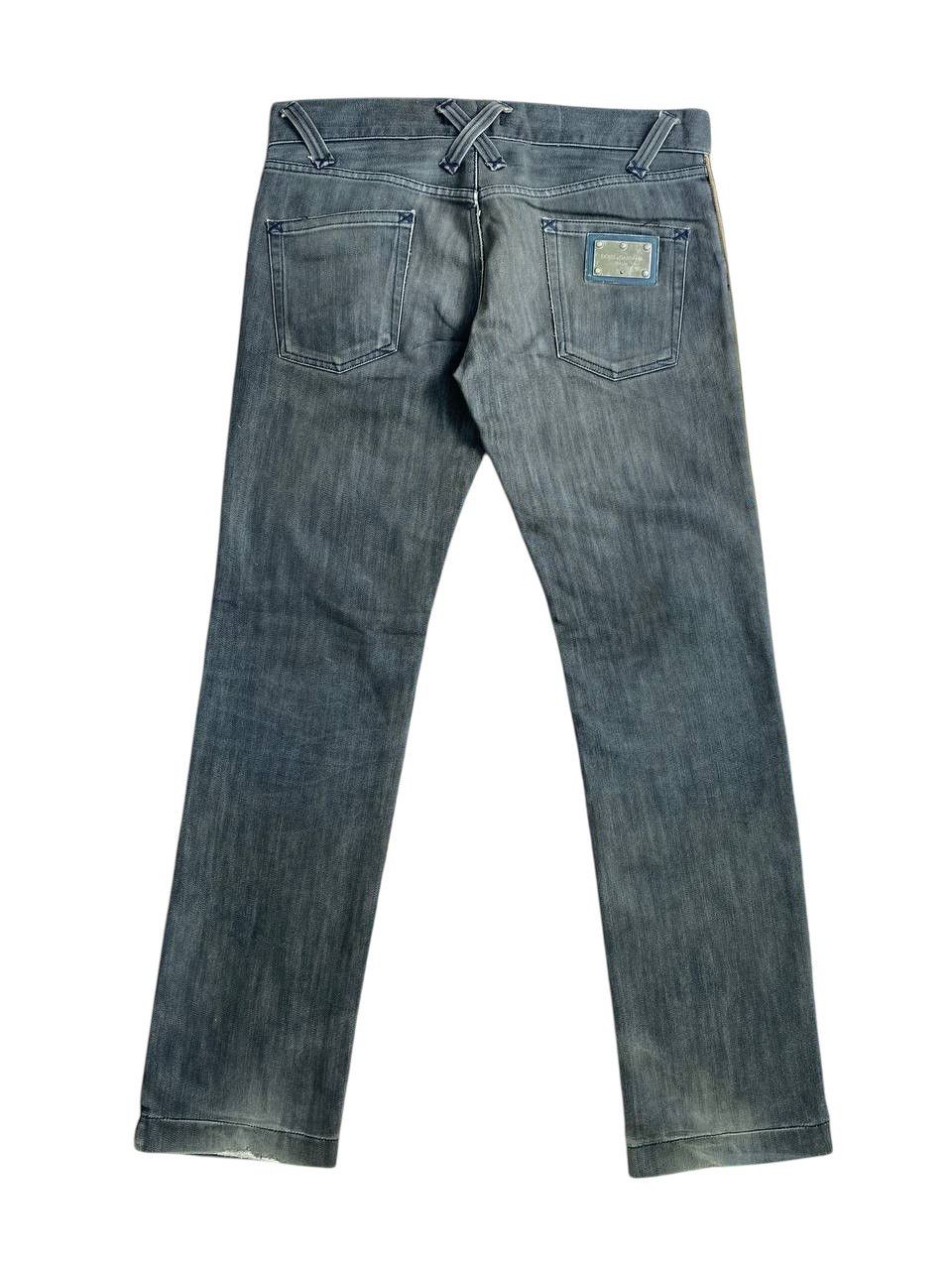 Dolce & Gabbana 2000’s Y2K Dolce Gabbana Dark Wash Regular Cut Denim Size US 35 - 14 Thumbnail