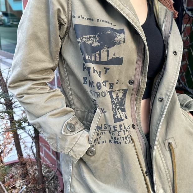 Hysteric Glamour Hysteric Glamour x Destroy All Monsters Military Fur Jacket Size S / US 4 / IT 40 - 19 Thumbnail