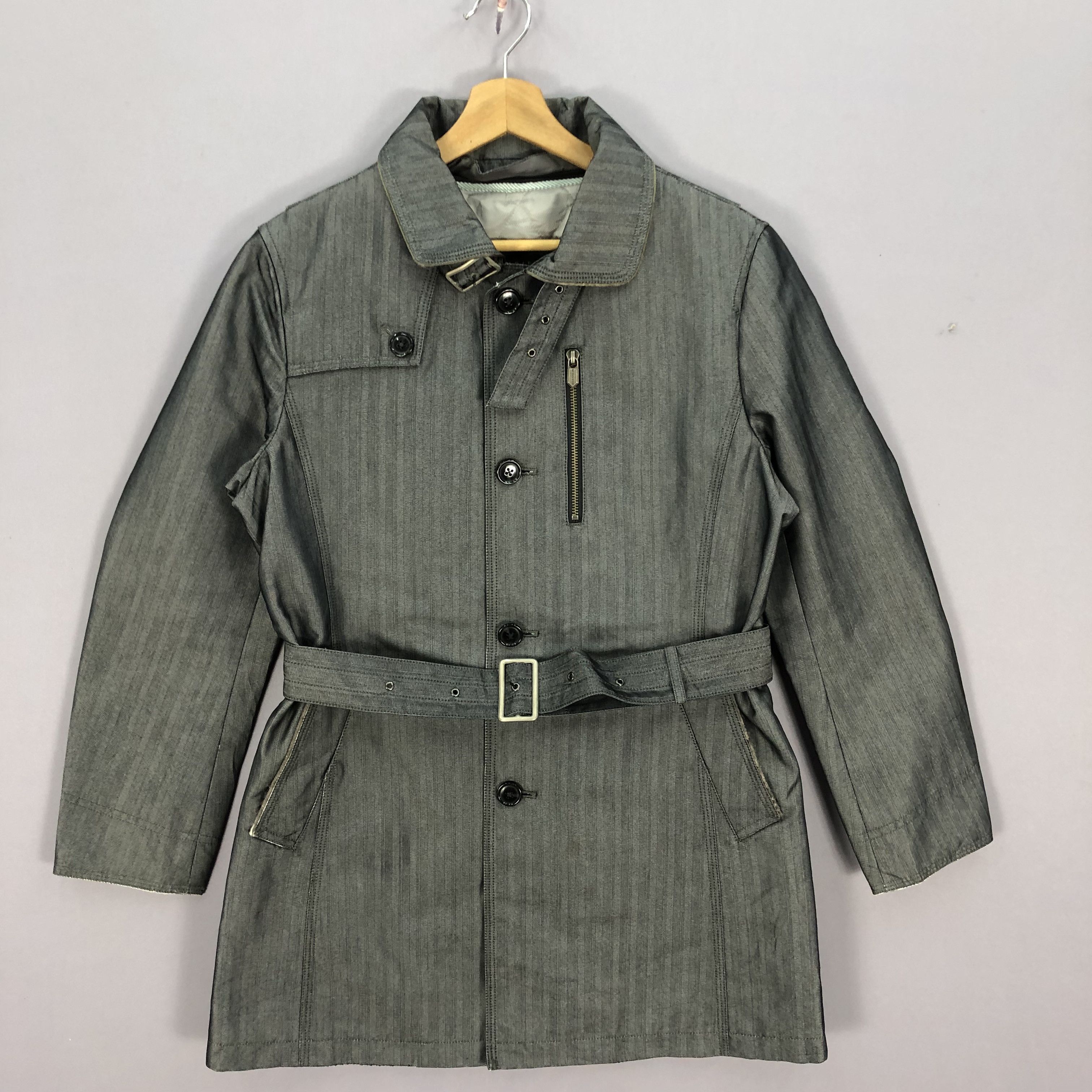 Matsuda Vintage Nicole Club Trench Jacket Matsuda Long Coat Jacket Size M / US 6-8 / IT 42-44 - 2 Thumbnail