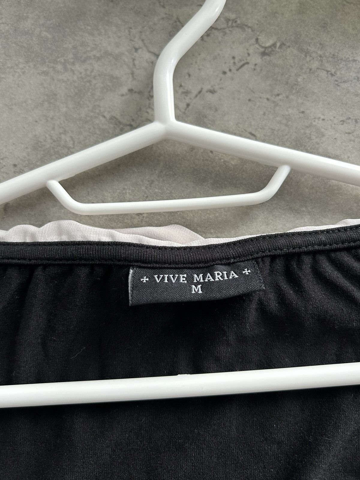 Vintage Vive Maria goth black top t-shirt Size M / US 6-8 / IT 42-44 - 7 Thumbnail