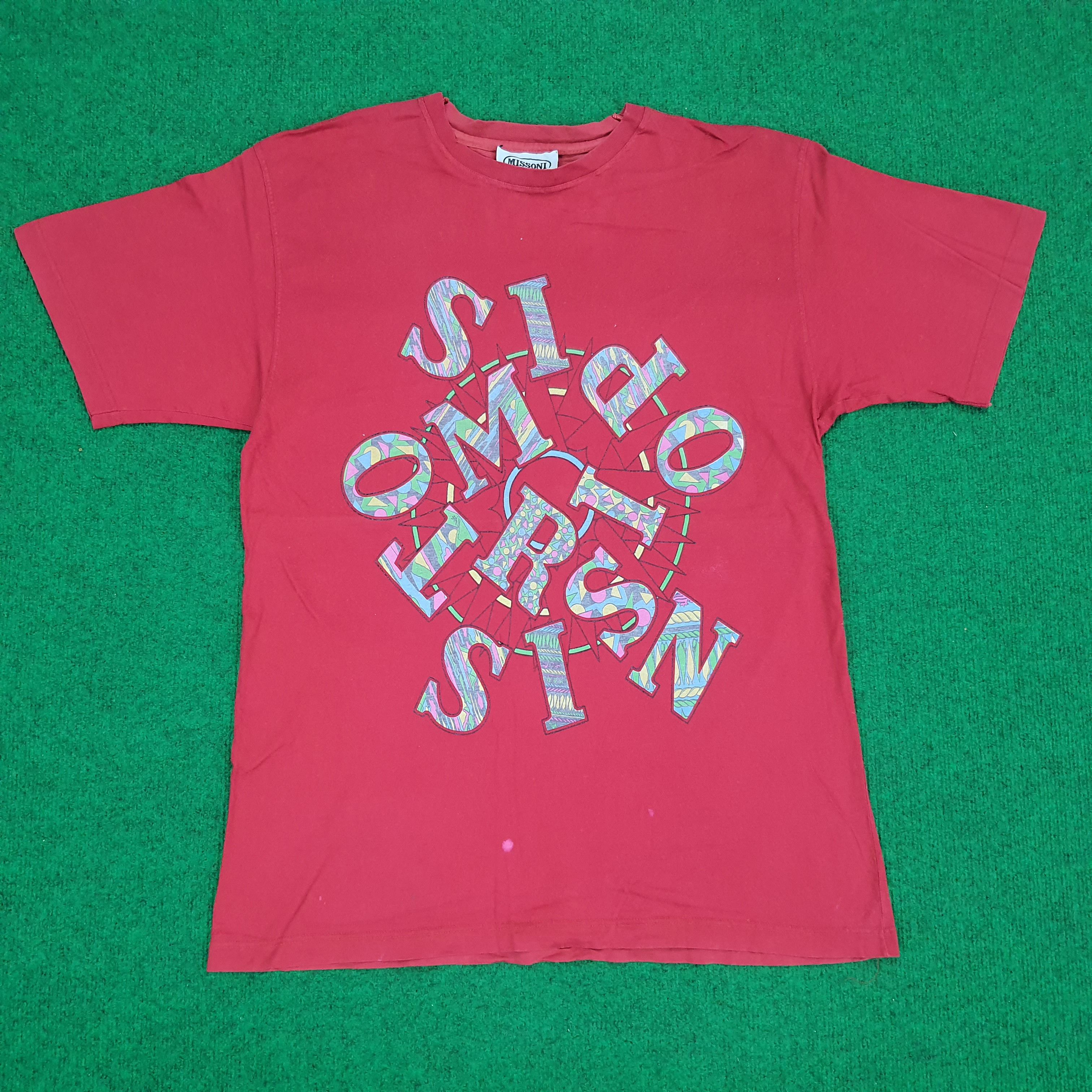 Vintage Vintage Mission Sport Spell Out Italian T-shirt Size US M / EU 48-50 / 2 - 1 Thumbnail
