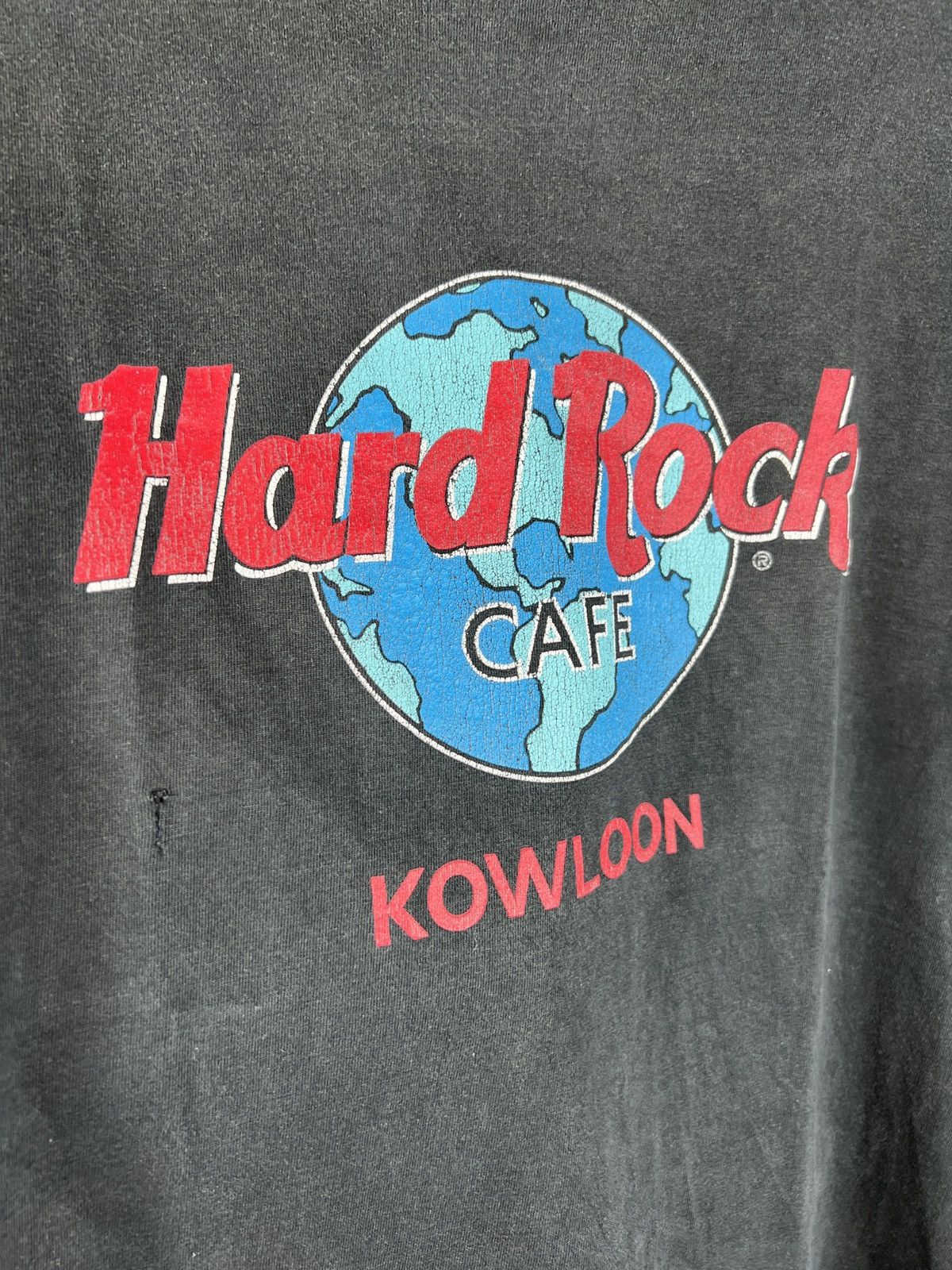 Hard Rock Cafe × Vintage Vintage 90s Hard Rock Cafe Kowloon Single Stitch Size US L / EU 52-54 / 3 - 5 Thumbnail