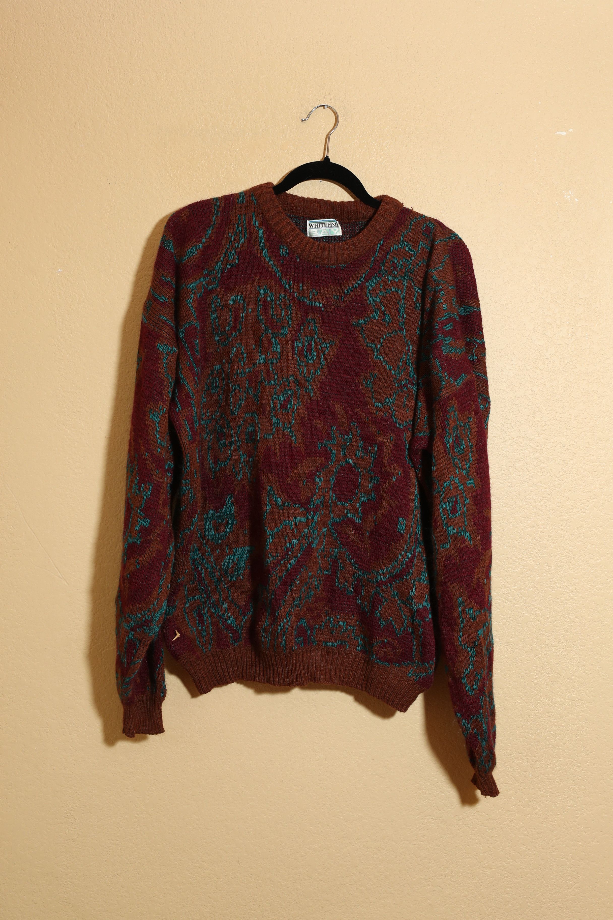 Other Whitefish Bay Vintage Psychedelic Sweater (XL) Size US XL / EU 56 / 4 - 1 Thumbnail